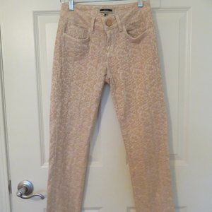 Women's Pink Embroidered Trousers Size EU 36/US 6